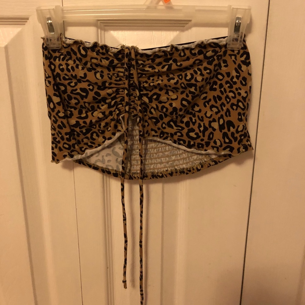 cheetah crop top